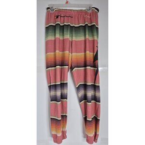 Aviator Nation AV Striped Jogger Pants Women's Size M